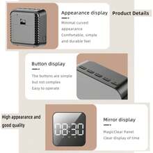 LED Clock Student Alarm Clock Plug-In Dual-Purpose Large Screen Display Digital Clock Temperature Clock Room Decor Bedroom Decor Dormitory Decor Back To School Home Decor School Supplies