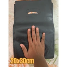 50 Sacolas Alça Boca de Palhaço 15x20, 20x30 e 30x40 Escolha a Cor
