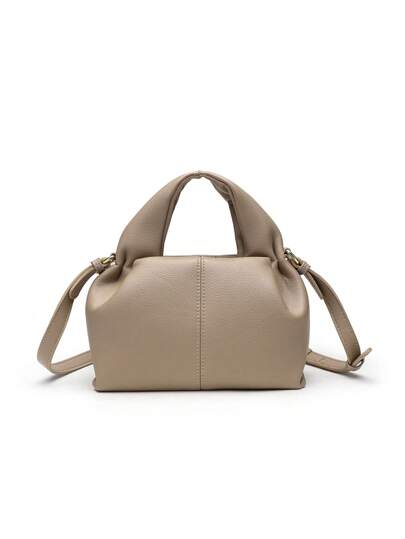 Fransk liten molnväska Högkvalitativ axelväska Mode allt-i-ett handväska Stor kapacitet Pendlare Mjuk mångsidig Crossbodyväska