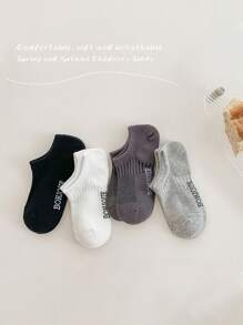 8 pares / 4 pares de calcetines de unicolor tipo tobillero para niños, adolescentes y niños, calcetines cortos y bajos para primavera, verano y otoño, estilo Ins, calcetines deportivos, regalos para niñas, regalos para niños, regalos para mamá, regalos para papá, ropa de verano para niñas, ropa de verano para niños, regalos navideños