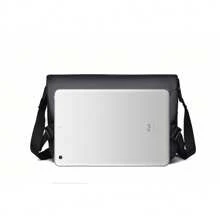 Men's Solid Color Flap Crossbody Multi-Function Pouch