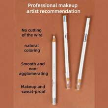 Eyebrow Positioning Marker Pen, Waterproof Micropigmentation Permanent Makeup Eyebrow Pencil With Defined Shape Design For Microblading Artists, Smooth And Non-Fading - Multicolor - View 7