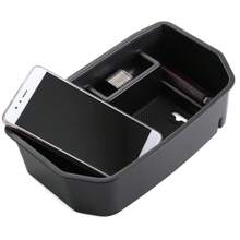 Car Styling For Toyota Land Cruiser 2008-2017 Central Armrest Storage Box Container Holder Tray Car Organizer Accessories - Black - View 1