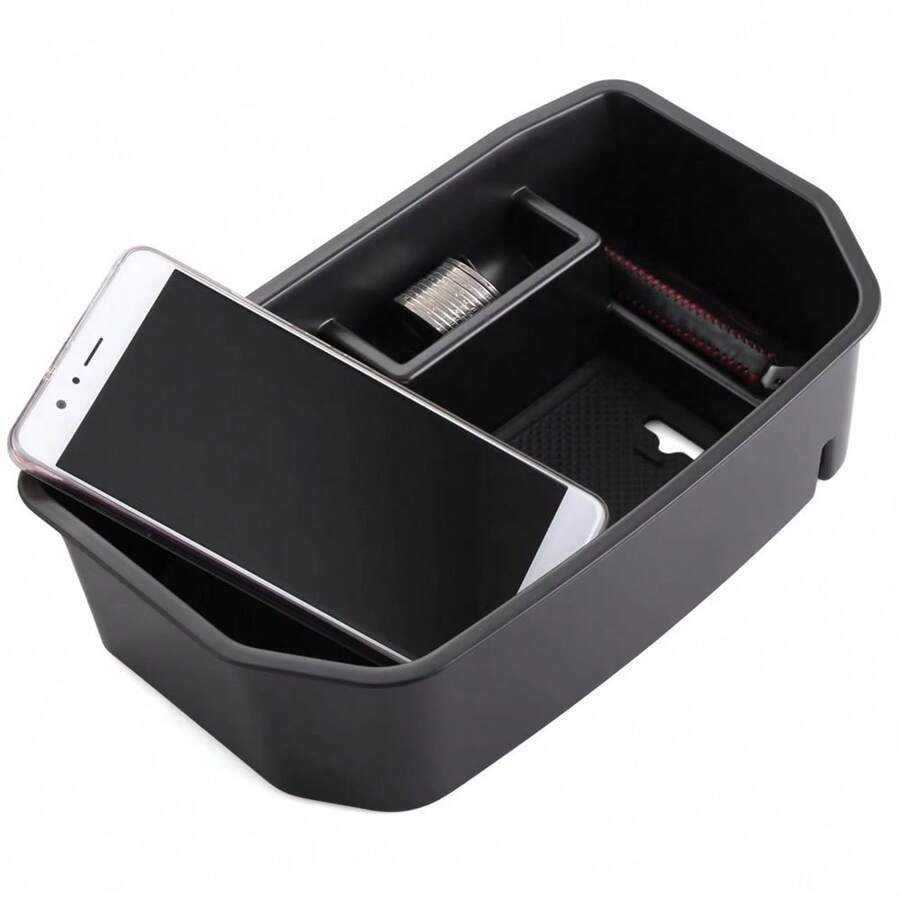 Car Styling For Toyota Land Cruiser 2008-2017 Central Armrest Storage Box Container Holder Tray Car Organizer Accessories - Black - View 1