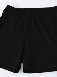 Toddle Girls 8-Pack High Stretch Snug Fit Leggings Solid Color Shorts Heather Set For Everyday Wear And Exercise