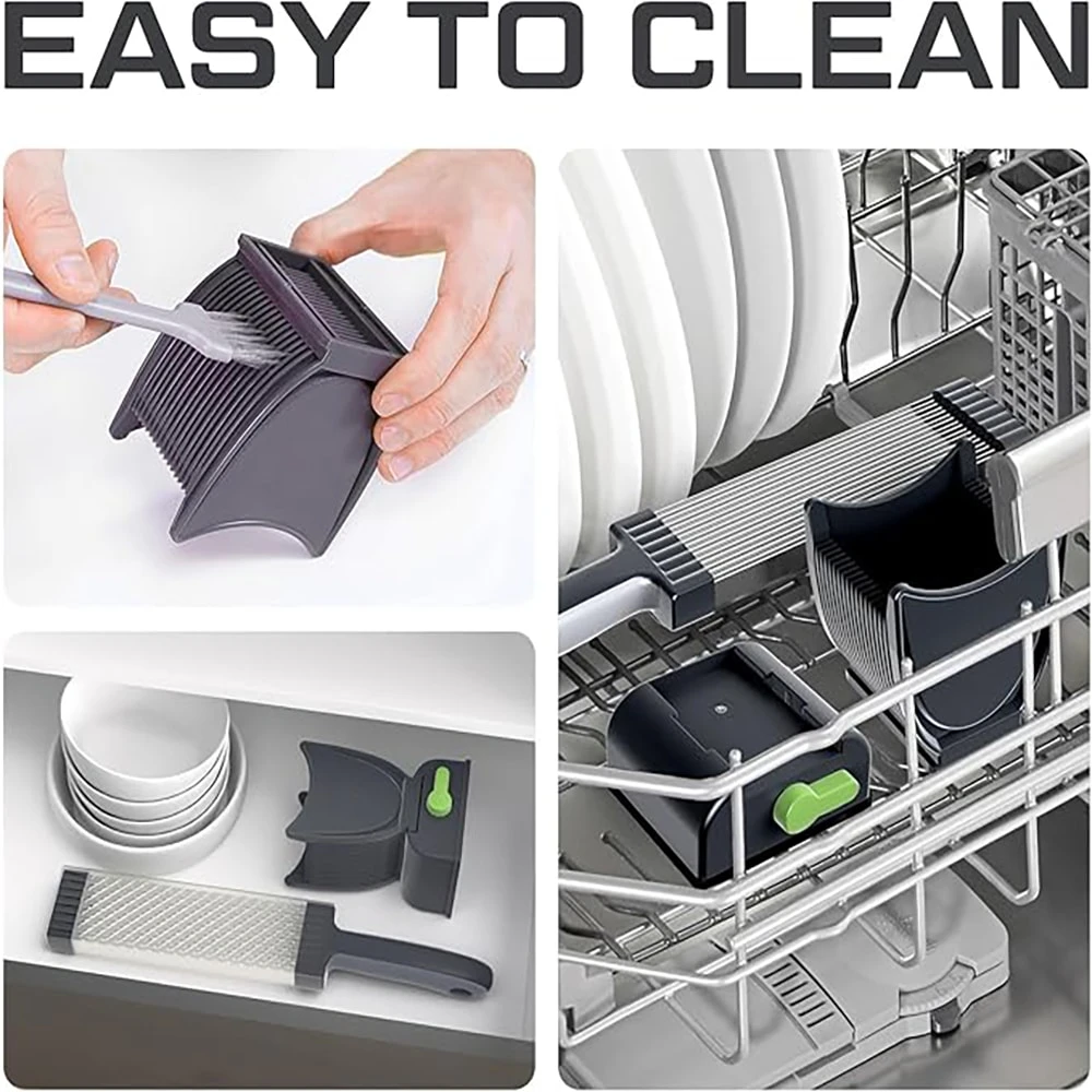 4-teiliges Gemüseschneider Set - Fleischschneider Mit 3 Ersatzscheiben Für Küche