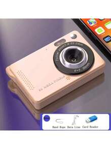 Mini cameră digitală pentru utilizare și distracție pentru tinerii fotografi Îndreptați și fotografiați Camere digitale FHD 1080P Capacitate baterie de 700 mAh