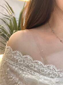 Pary przezroczystych pasków, przezroczyste, niewidoczne paski na ramię, antypoślizgowe i zapobiegające upadkom, regulowany rozmiar, wysoce elastyczne, niebrudzące, nieuciskające paski na ramię, cienkie, niewidoczne i piękne paski na ramię, niezbędne akcesoria do noszenia sukienek, akcesoria podróżne, akcesoria do szycia, paski na ramię, akcesoria odzieżowe, artykuły gospodarstwa domowego - Wielokolorowe - Zobacz 3