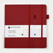 Journal à pois de type Bullet A5 pour la créativité - Cahier à grille de points de 100 g/m², avec 160 pages numérotées et une reliure à plat, idéal pour un usage personnel, les objectifs et l'organisation
