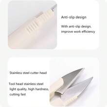 4.1inch Sewing Scissors Yarn Thread Cutter Small Snips Trimming Nipper - Great For Stitch, Mini DIY Supplies (Pack Of 4)