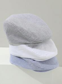 1pc Baby Beret Hat, Unisex Toddler Baseball Cap, Casual Fashion Newsboy Hat For Baby Boys & Girls, Spring