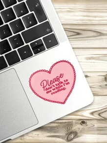 1 pieza Pegatina "Por favor, no me hables mientras estoy leyendo", pegatinas para libros, regalos para lectores, pegatina para laptops de amantes de los libros, calcomanía para amantes de los libros