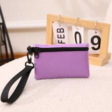 Correa personalizada para la muñeca con foto personalizada o logotipo de texto - Bolso de muñeca con hebilla conveniente, bolsa de almacenamiento de accesorios de teléfono móvil, amplio almacenamiento, tela, para viajes diarios y vacaciones, como regalo para Día de San Valentín, festival de música, boda