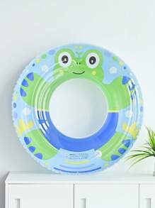 1pc Swimming Ring Frog Penguin Pattern Green Adult Swimming Ring Water Supplies