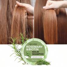 YANYUTONG 迷迭香洗发皂和护发素 | 深层清洁控油美容护发精油洗发皂保湿头皮护理男女通用 - 白色 - 查看 10