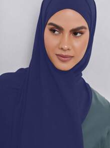 1pc Women's Everyday Casual Chiffon Hijab Head Scarf