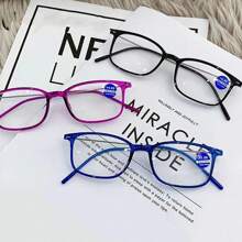 1pc Reading Glasses Men Women Thin Legs Vintage Presbyopic Eyeglasses Round Full Frame Lightweight Eyewear +1.0+1.5+2.0+2.5+3.0+3.5+4.0(NO BOX)