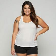Kit 03 Women's Plus Size Comfortable Cotton Tank Top - View 2