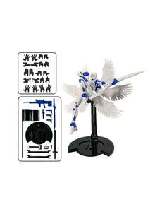 1pc Multi-Jointed Posable Angel Doll Figure With 8 Wings, Premium Edition - 8-Wing Angel With Stand + 15 Hand Gestures, Movable Joint 3D Printed Luck Angel Figure Doll, Collectible Mannequin Doll DIY Stress Relief - Multicolor - View 13