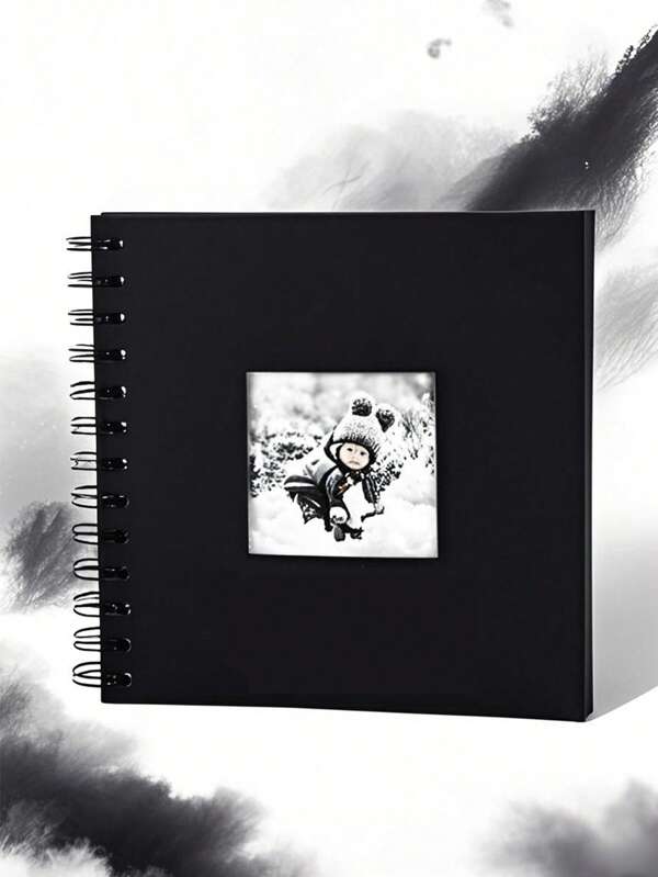 1pc Photo Albums Black Pages Memory Books Craft Paper DIY Scrapbooking Wedding Birthday Memorial Graduation Gift Album