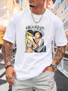Camiseta de chalino Sánchez - Blanco - Ver 1