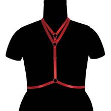 Body Harness For Women Bra Goth Plus Size Punk Chest Strap Belt Festival Rave Lingerie - Multicolor - View 15
