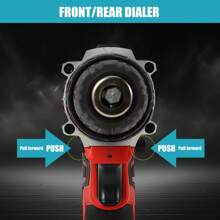 21V Cordless Drill Driver, Electric Screwdriver, 32 N.M Cordless Brushless Impact Drill Driver, Equipped With Work Light, With 2 Lithium Batteries