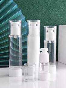 1pc Lotion Dispenser Travel Pump Bottle, Vacuum-Sealed Portable Small Containers, 30ml/50ml/100ml, Suitable For Travel & Business Trip