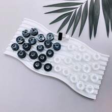 5-100pcs Pack Plastic Bobbins Thread For Household Sewing Machine Polyester Black White