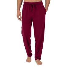 3-Pack Men's Classic Lounge Pajama Pants (S-3XL) - 海軍藍 - 酒紅色 - 獵人 - 查看 3