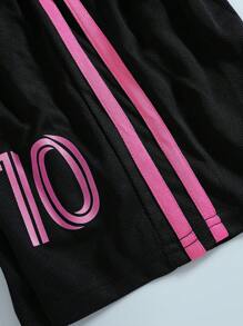 [Niestandardowe] 2 szt. Messi Style Casual Sports Quick-Dry Long Sleeve Dres #10, odpowiedni do piłki nożnej, treningu, codziennego noszenia, spersonalizowane imię, wielofunkcyjny, szybkoschnący, ozdobny, list, stylowy, schludny, miękki, nowoczesny, kolorowy, słodki, uroczy, swobodny, niestandardowy, spersonalizowany, wyjątkowy, spersonalizowany, prezenty dla dziecka, idealne prezenty dla niego, idealne prezenty dla niej, syn, córka