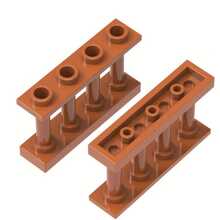 20pcs 1x4x2 Dot Farm & Garden Building Block Set With Ranch Fence - DIY Animal Scene Playset, Bricks Toy 15332 - Multicolor - View 11