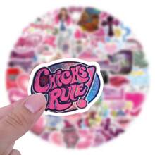 122PCS Roze Y2K-stickers Esthetische vinylstickers Hoge kwaliteit stickers Decals Plakboek, dagboek, laptop, bumper, skateboard, waterflessen, computer, telefoonstickers kunnen veel plezier in je leven brengen, het perfecte cadeau voor volwassenen