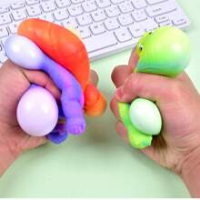1/2/3 piezas Juguetes tipo Gorila elásticos, juguetes de alivio del estrés novedosos para niños y adultos, Gorilas realistas de colores variados con rebote rápido, juguete de apretón para liberar la tensión