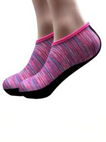 1 Pair (Lycra) Unisex Beach/Snorkeling/Diving Leg Warmers, Suitable For Adults & Kids, Swimming, Snorkeling, Diving, Anti-Slip, Breathable, Flexible, 3mm Neoprene Material, Available In Multiple Sizes And Colors - Mint Blue - View 26