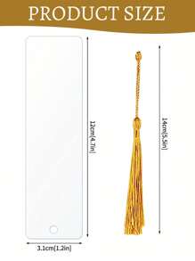 1pc Personalized Acrylic Bookmark Cute Read For Students Father Mother's Gift With Birthday Valentine Gifts Rainbow,School Supplies,Back To School