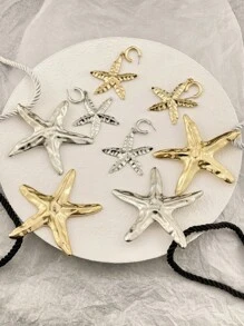 3 件套海星首饰套装 - 锌合金吊坠耳环和女士吊坠项链、海滩度假首饰、夏季防水首饰礼物、波西米亚风海洋主题首饰，适合日常装扮、生日母亲节 - 風格3 - 查看 8
