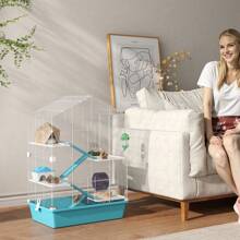 PawHut Small Animal Cages & Houses - 藍色 - 查看 1