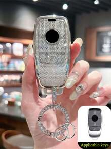 1 件 TPU 汽车钥匙包保护套，适用于梅赛德斯奔驰 E C S GLC 级 E200 E400 E63 W213 S550 S560 C260 A200 车型 - 彩色 - 查看 16