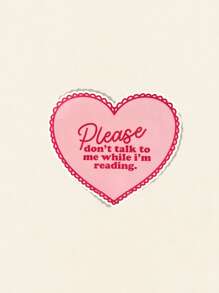 1 pieza Pegatina "Por favor, no me hables mientras estoy leyendo", pegatinas para libros, regalos para lectores, pegatina para laptops de amantes de los libros, calcomanía para amantes de los libros