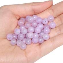 8 毫米镀天然天使石玉石珠子适用于手链项链 DIY 饰品珠宝制作手工配饰 - Beads - 查看 11