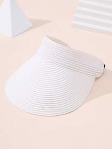 Women's Straw Sun Hat, Wide Brim Rollable & Foldable, Summer Beach Hat - Multicolor - View 13