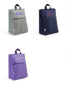 1 pièce Sac à chaussures multifonctionnel personnalisé anti-poussière, grand sac à chaussures étanche portable, sac à chaussures avec lettre brodée pour le voyage, compartiment double pour chaussures, convient comme cadeau pour la famille, les amis, le petit ami/la petite amie, Noël, la Saint-Valentin, l'anniversaire, lettre, portable, multifonction, polyvalent, léger, grande capacité, tout usage, pratique, mignon, adorable, sobre, vibrations de vacances/vacances, minimaliste, personnalisé, unique, personnalisé, cadeaux idéaux pour elle, les femmes, les débutants et les employés de bureau, la petite amie, les filles roses, elle, les amis, les enfants, la famille, les accessoires de voyage