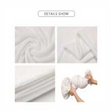 1PC 60" X 80" Sofa Tufted Blanket - Soft Bohemian Checkerboard Blanket For Sofa, Bed And Camping, Cozy, Warm, Decorative Blanket - White