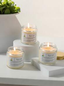 1 nến hộp màu trắng, hương hoa lan Nam Phi, hương chuông gió xanh, nến thơm hoa oải hương, sáp đậu nành 100g, thích hợp để trang trí nhà cửa, đặt trên bàn, phòng ngủ, phòng học, phòng ăn, thư giãn và làm dịu, sử dụng tại nhà, sử dụng tại văn phòng, quà tặng ngày lễ, quà tặng cho mẹ - Nhiều màu - Xem 1