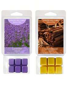 8 Types Of Scented Wax Blocks,(3 Oz) Assorted Wax Warmer Cubes,Plant Essential Oil Aromatherapy Wax Block,Soy Scented Wax Melts For Wax Warmers,Wedding