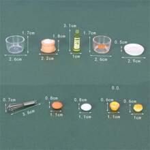 1 set Mini fouet à œufs de cuisine et tarte aux œufs factice, modèle de jouet de nourriture miniature