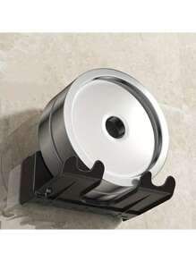 1pc Wall Mounted Hair Dryer Bracket, For Bathroom Shelves Without Drilling, Hair Dryer Bathroom Storage Rack