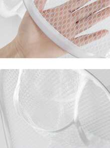 2pcs/1pc Breathable Mesh Dirty Clothes Laundry Basket, Foldable Home Storage Bin For Toys
