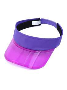 Casquette de baseball à bord transparent, chapeau léger de protection solaire casual, visière mode et polyvalente coupe-vent, convient pour le printemps et l'été